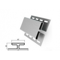 H-профиль (соединительная планка) белый для сайдинга