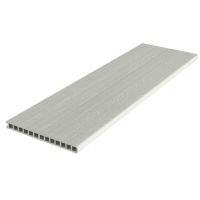 Ступень пустотелая ДПК Deckron Woodlike Слоновая кость