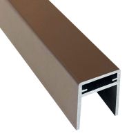 П-профиль алюминиевый 35x25 Венге П-профиль алюминиевый 35x25 Венге