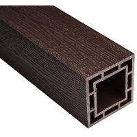 Столб из ДПК WOOD Шоколад Столб из ДПК WOOD Шоколад