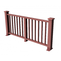 Декоративные ограждения ДПК "Альма" Мербау, шлифованное Декоративные ограждения ДПК "Альма" Мербау, шлифованное