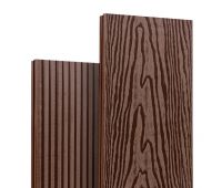 Террасная доска ДПК PRO 2 (усиленная) 150х24 Каштан Террасная доска ДПК PRO 2 (усиленная) 150х24 Каштан