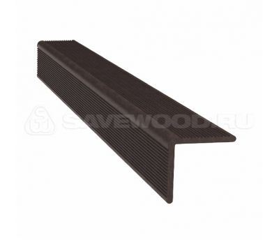 Уголок ДПК 40x40x5 Темно-коричневый от производителя  Savewood по цене 320 р