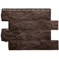 Фасадная панель Туф ЭКО Коричневый Фасадная панель Туф ЭКО Коричневый