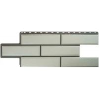 Фасадные панели (цокольный сайдинг) Венецианский камень Белый