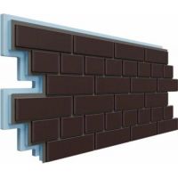 Фасадная термопанель Кирпич 40 мм - Коричневый Фасадная термопанель Кирпич 40 мм - Коричневый