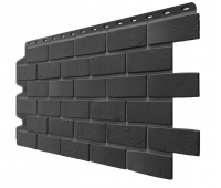 Фасадные панели (цокольный сайдинг) , Berg (кирпич), Тёмно Серый