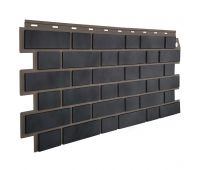 Фасадные панели Кирпич облицовочный 3D - Мокрый асфальт