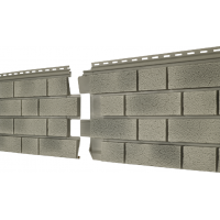 Фасадная панель Стоун Хаус S-Lock Клинкер Балтик Холодный Цемент Фасадная панель Стоун Хаус S-Lock Клинкер Балтик Холодный Цемент