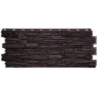 Цокольный сайдинг «Сланец» Шоколадный Цокольный сайдинг «Сланец» Шоколадный