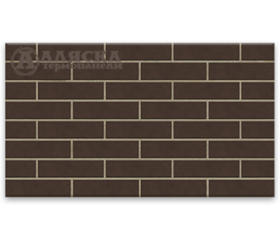 Фасадная Amsterdam brown от производителя  Термопанели Аляска по цене 2 000 р