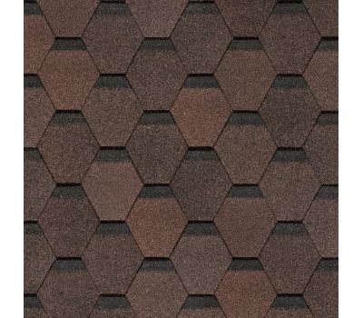 Гибкая черепица Шестигранник Коричневый от производителя Docke по цене 1 341 р Гибкая черепица Шестигранник Коричневый от производителя Docke по цене 1 341 р