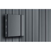 Виниловый вертикальный сайдинг Acryl - Графит Виниловый вертикальный сайдинг Acryl - Графит