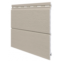 Виниловый сайдинг панель двойная Kerrafront Modern Wood - Claystone