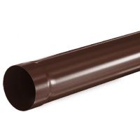 Труба водосточная RAL 8017 Коричневый 1.00м 125/90 Труба водосточная RAL 8017 Коричневый 1.00м 125/90