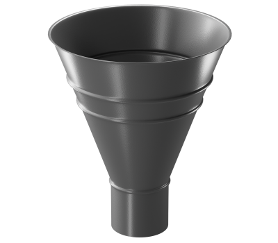 Воронка водосборная круглая ГРАФИТ (RAL 7024) от производителя  Docke по цене 3 319 р