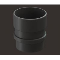 Муфта соединительная Lux ПВХ Графит Муфта соединительная Lux ПВХ Графит